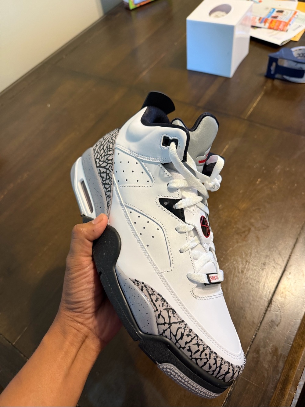 Jordan Son of Mars Men’s white cement